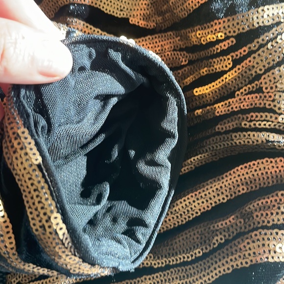 Alice and Olivia Inka Sequin Animal Print Sheath Dress Velvet reformation - Picture 11 of 11